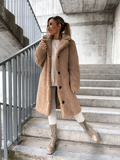 Lagoz Lapel | Pluizige Jas