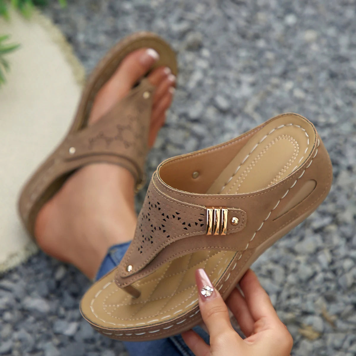 Lagoz Flora | Orthopedische Zomer Dames Sandalen