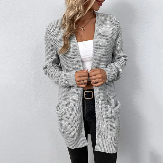 Lagoz™ – Gebreid Vest met Comfortabele Pasvorm & Praktische Zakken