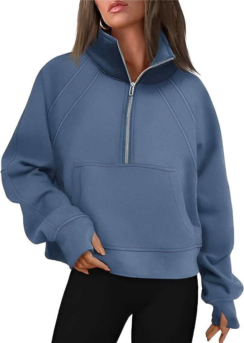 Lagoz Plush | Half-Zip Trui