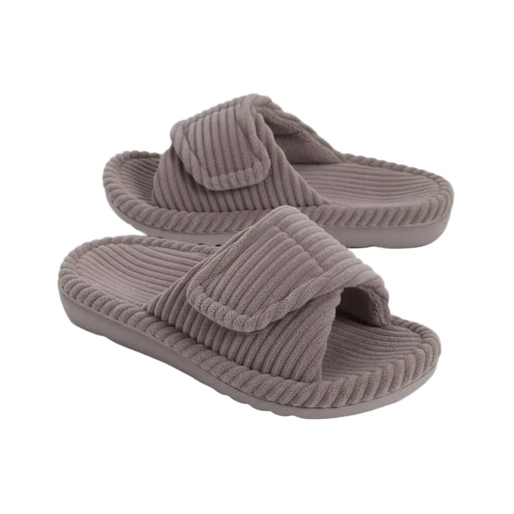 Lagoz Hanna | Fluffy Dames Slippers met Voetbed - Orthopedische sloffen