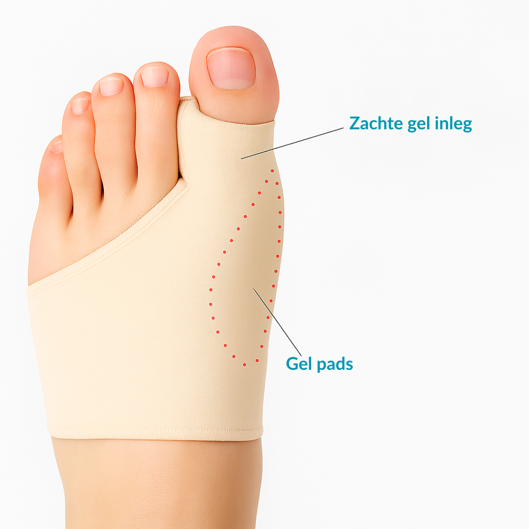 Lagoz Bunion Corrector met Gelpads - Tenen Spreider Hallux Valgus