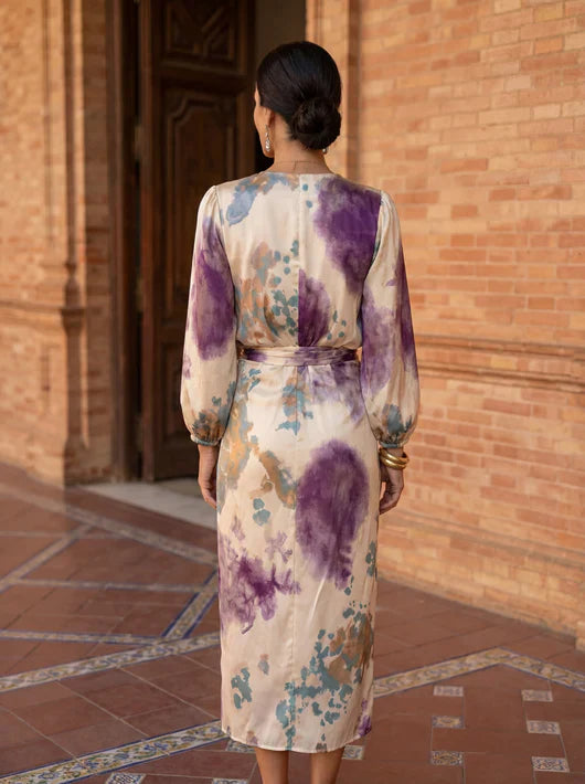 Lagoz Liora™ | Elegante Wikkel Dames Jurk