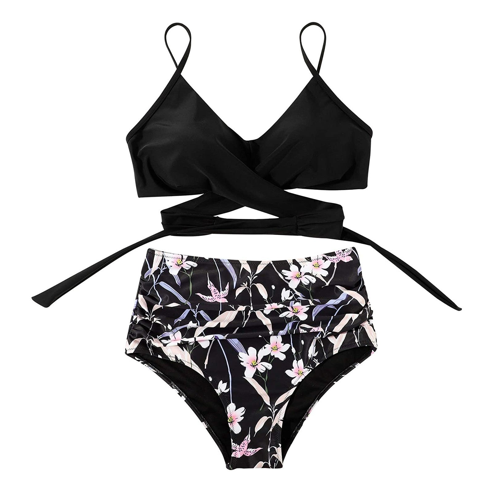 Lagoz Jackson| Belle High Waisted, Kleurrijke Damesbikini