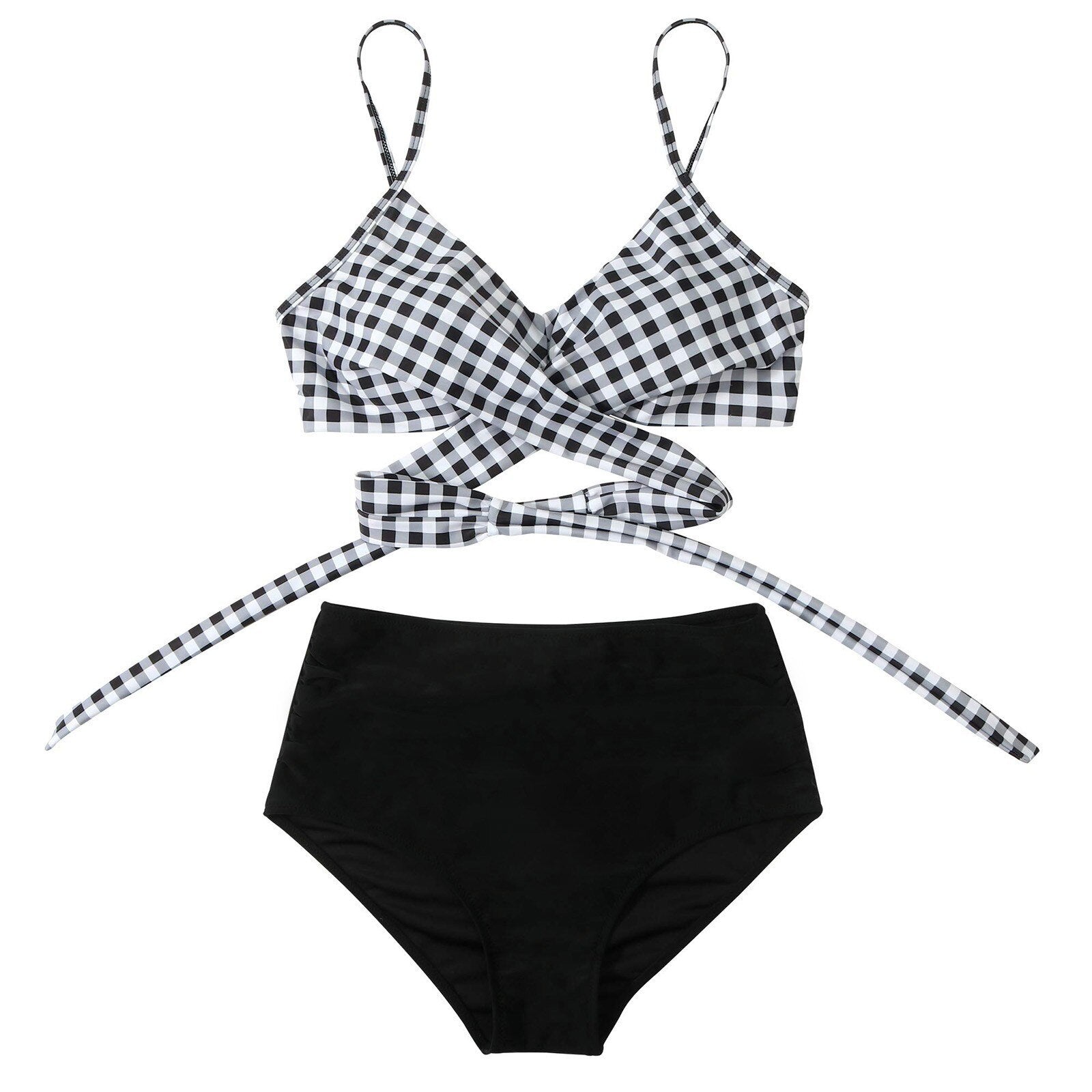 Lagoz Jackson| Belle High Waisted, Kleurrijke Damesbikini