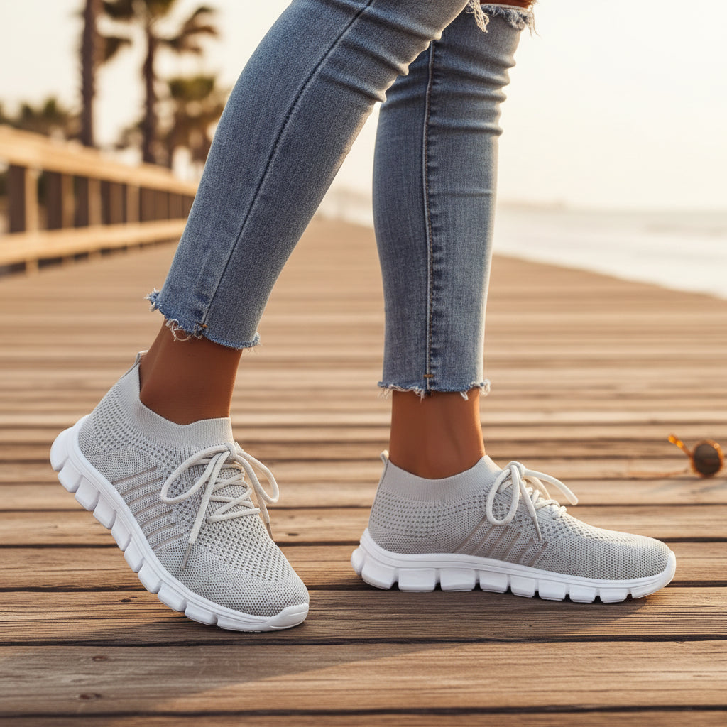 Lagoz Olivi | Orthopedische Dames Comfort Sneaker