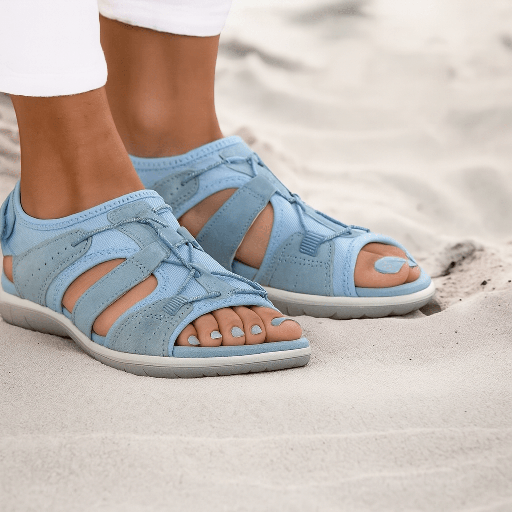 Lagoz Sita | Dames Comfort Sandalen met Zachte Demping en Stevige Grip – Geschikt voor Normale en Brede Voeten