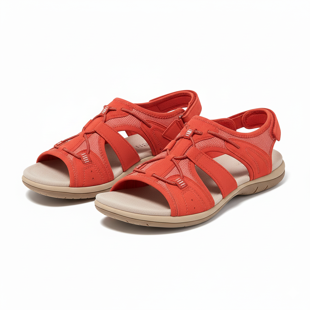 Lagoz Sita | Dames Comfort Sandalen met Zachte Demping en Stevige Grip – Geschikt voor Normale en Brede Voeten