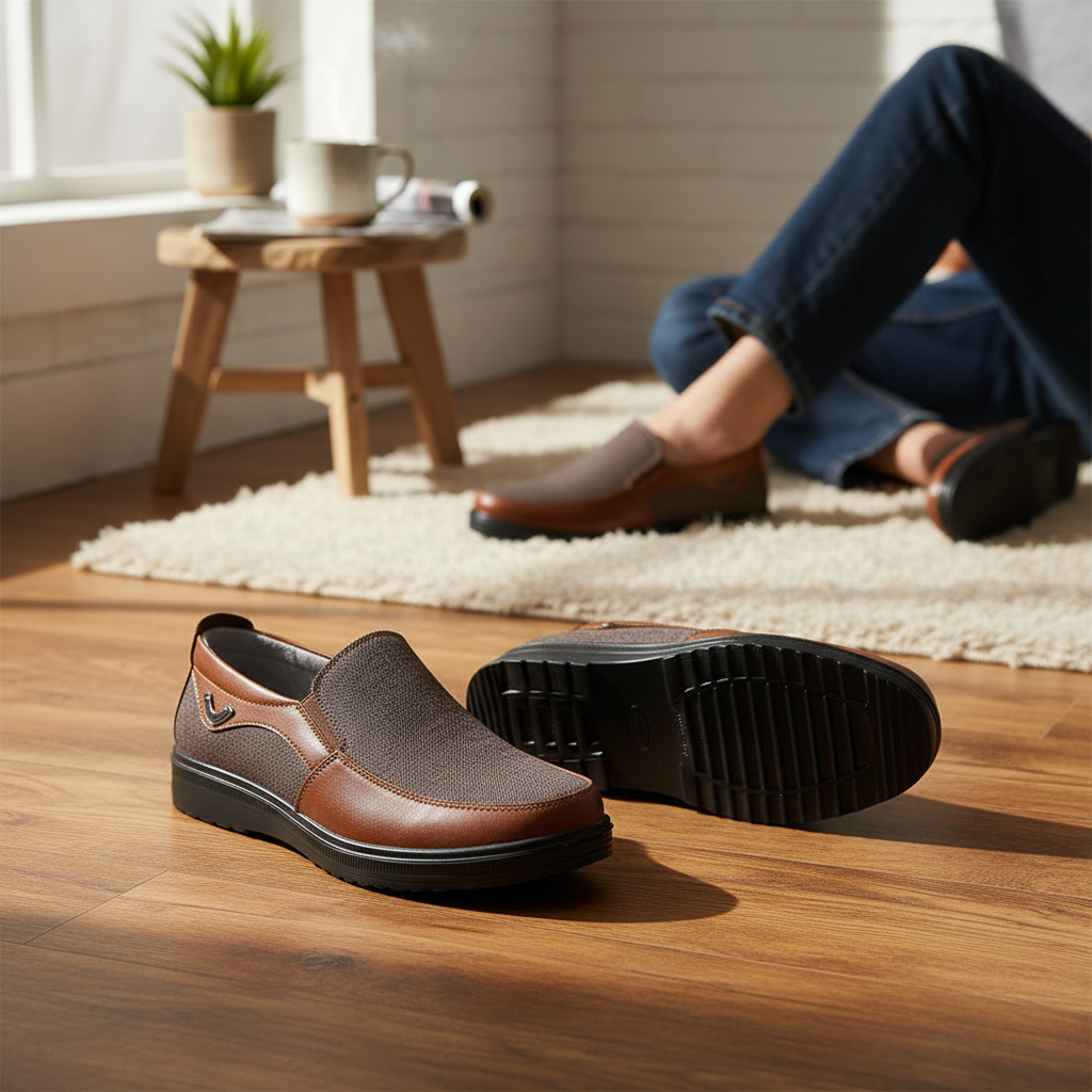 Lagoz Jan | Orthopedische Comfortabel Dempende Heren Loafers Schoenen