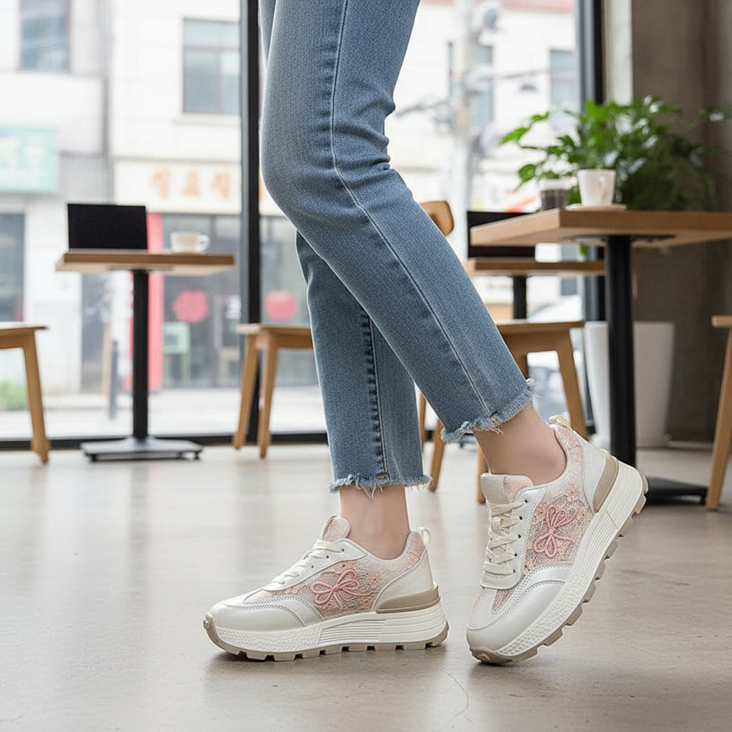 Lagoz Helim | Orthopedische Dames Sneaker Dempend