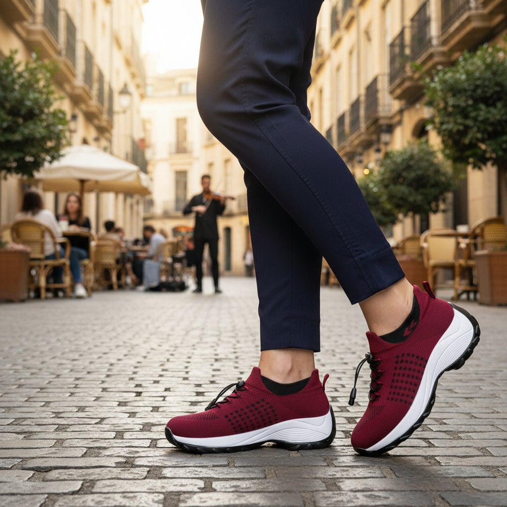 Lagoz Air | Orthopedische Dames Comfort Sneaker